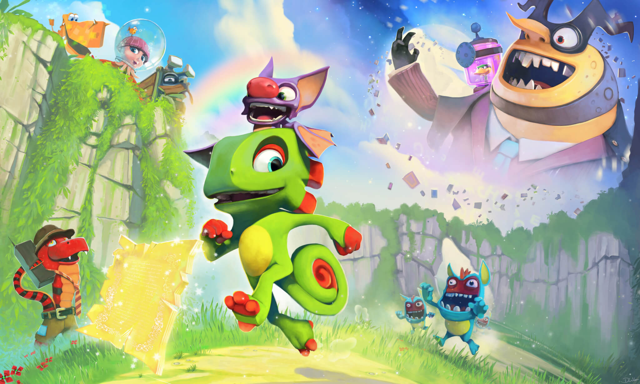 Yooka Laylee Multiplayer Gameplay