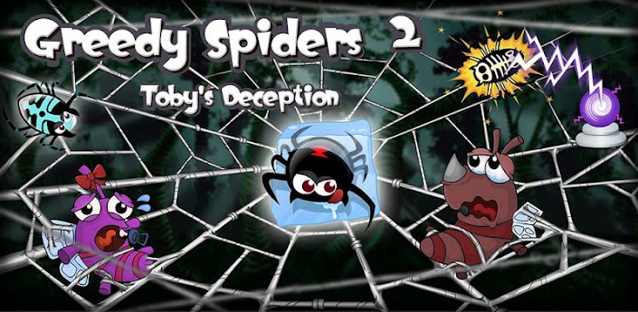Greedy Spiders 2 Mainscreen