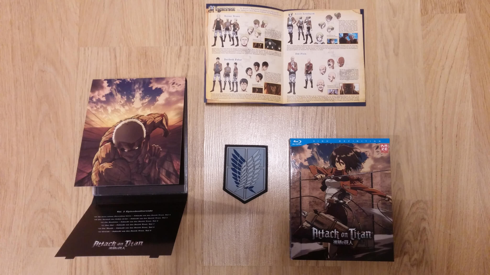 Attack on Titan Vol. 2 Extras