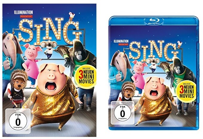 Sing DVD Bluray