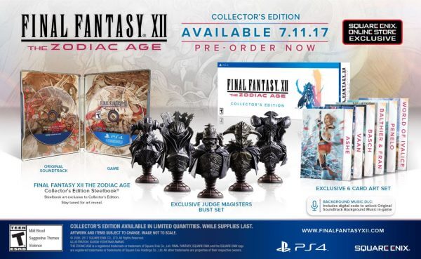 final fantasy 12: the zodiac age collector's edition