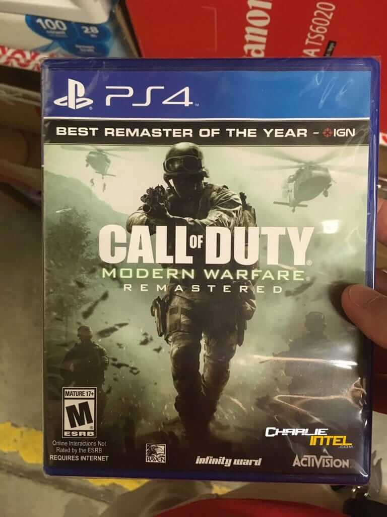 Modern Warfare Packshot