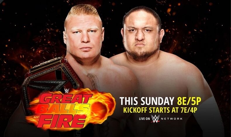 WWE Great Balls of Fire 2017