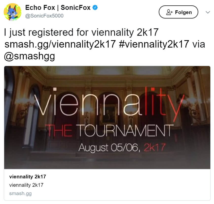 Viennality 2K17 SonicFox