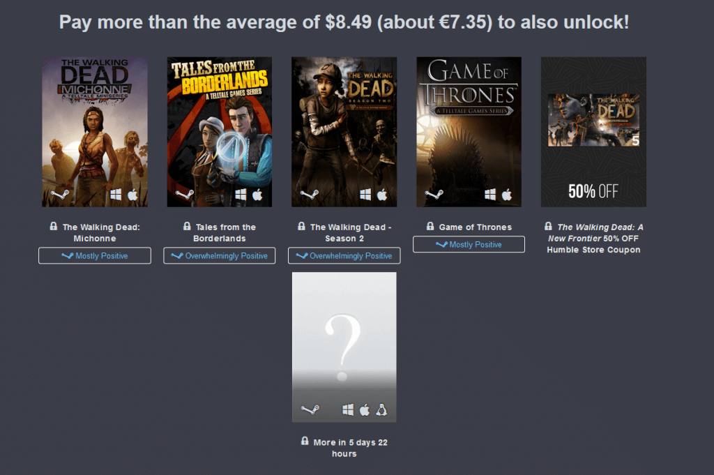 humble telltale bundle