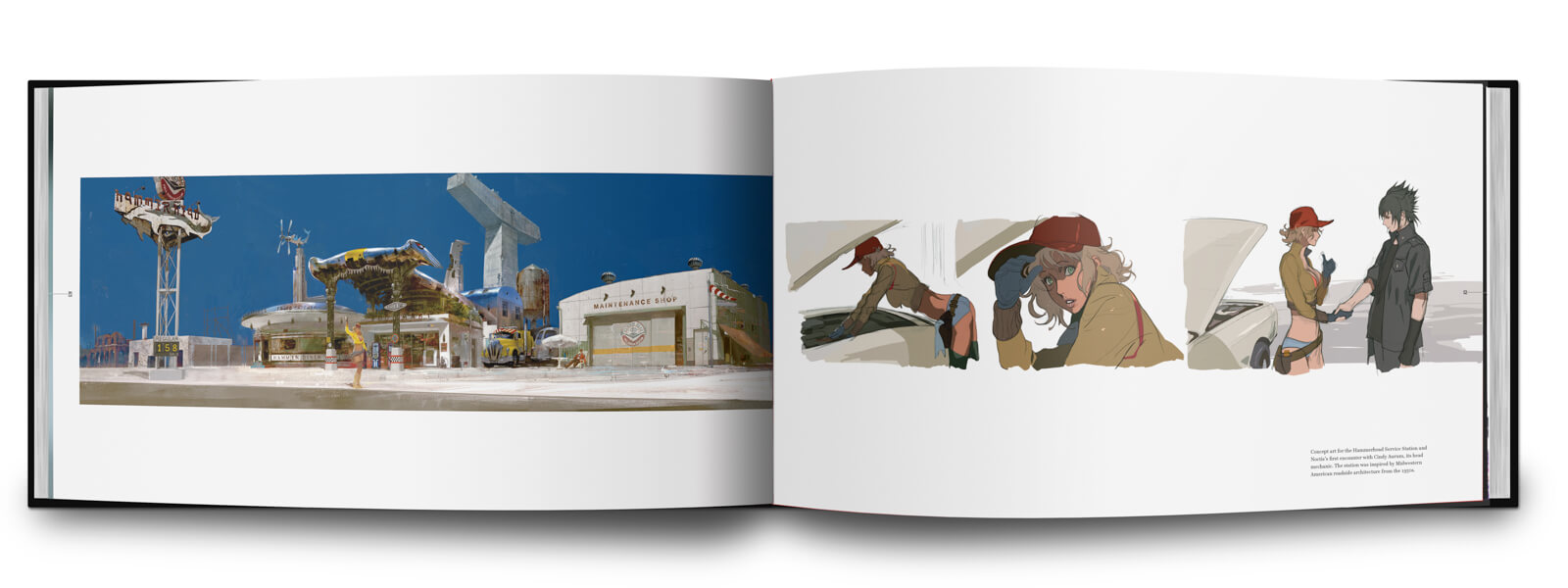 The Art & the Design of FINAL FANTASY XV Artbook Seite