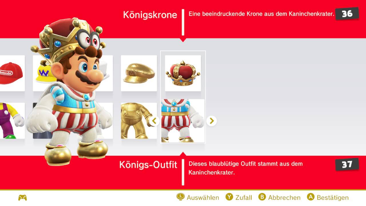 Super Mario Odyssey König