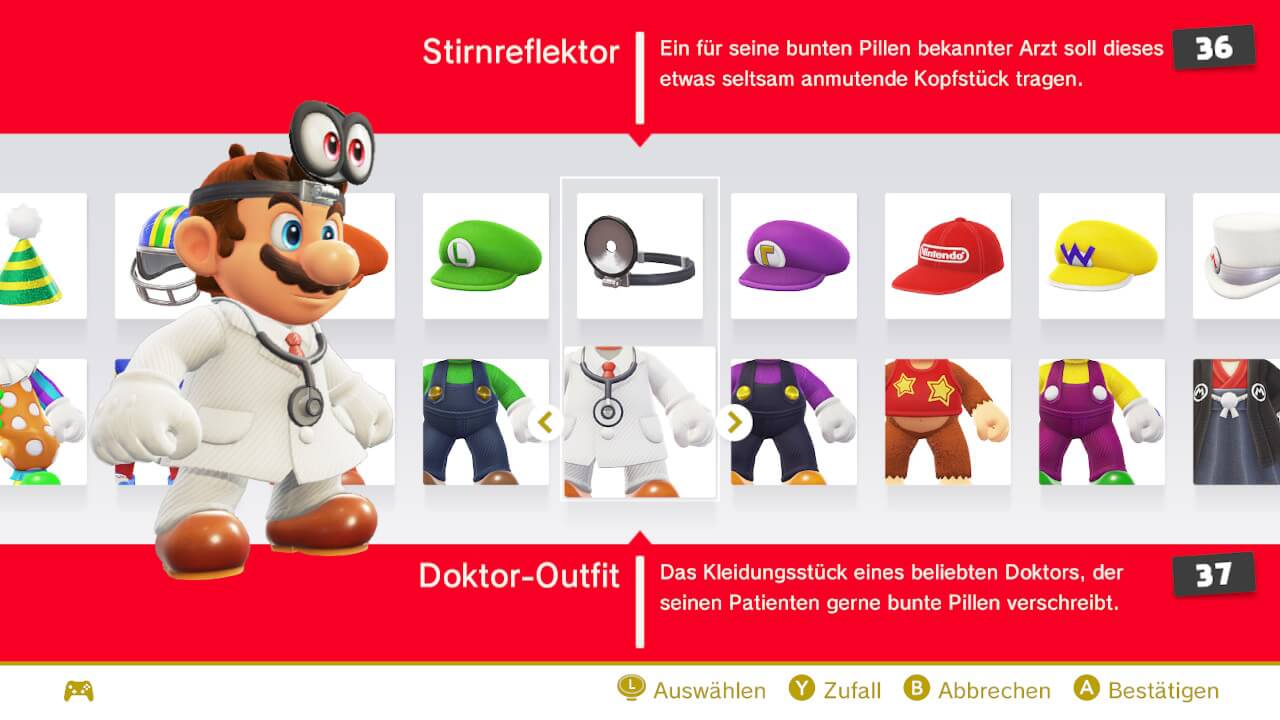 Super Mario Odyssey Doktor