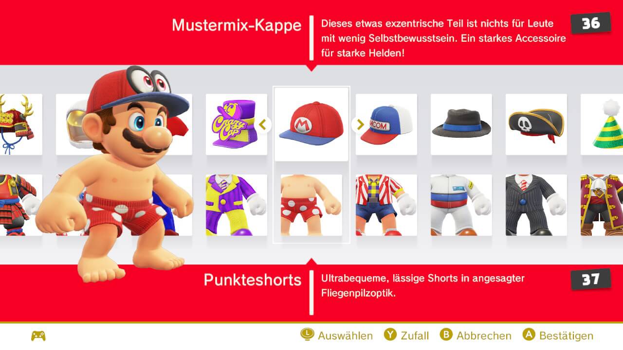 Super Mario Odyssey Badehose