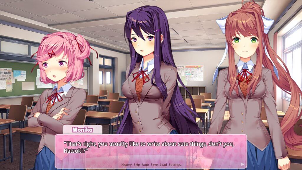 doki doki literature club girls