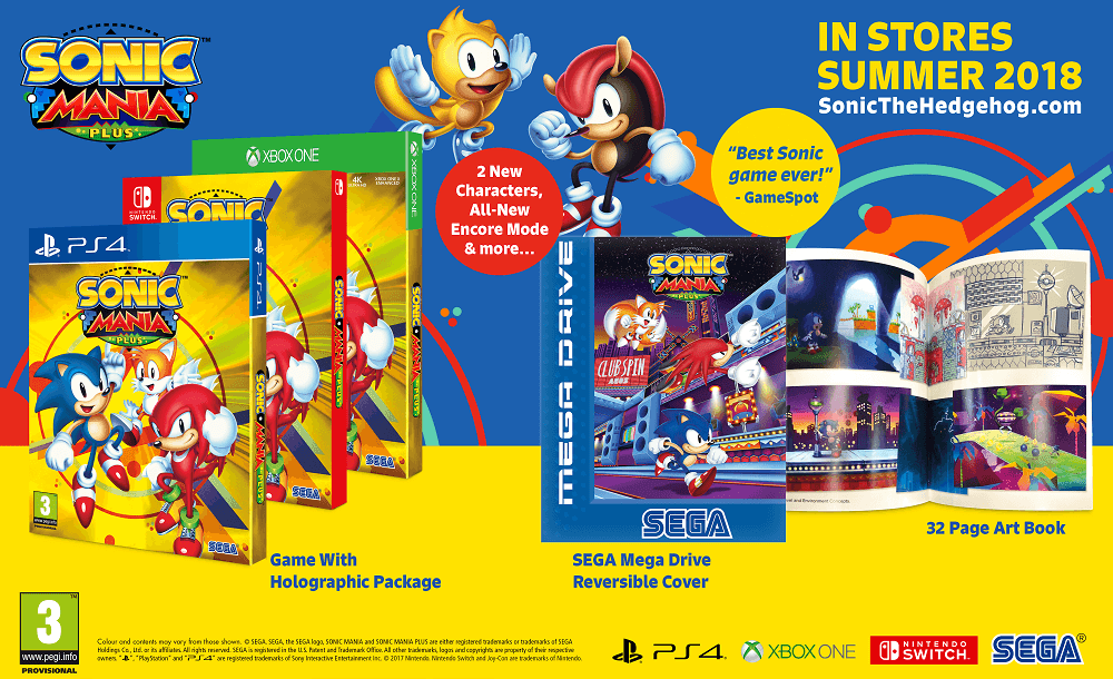 Sonic Mania Plus Reveal Announcement