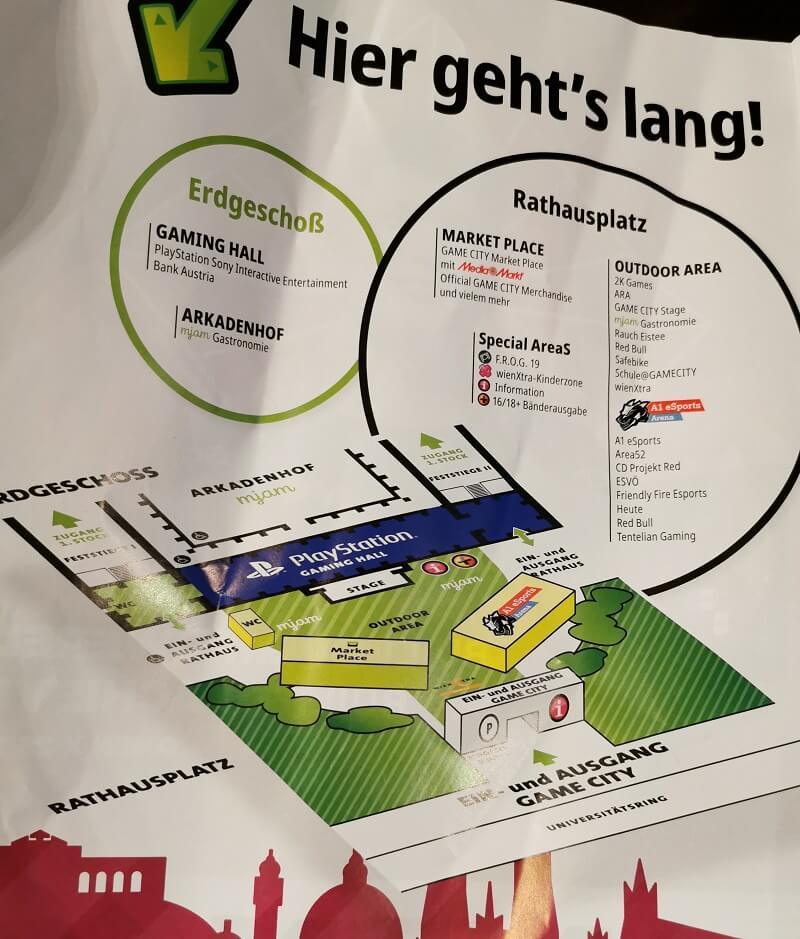 Game City 2019 Hallenplan