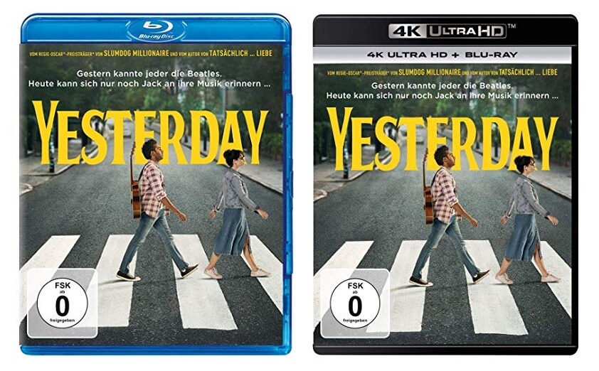 Yesterday Blu-ray Verlosung Gewinnspiel