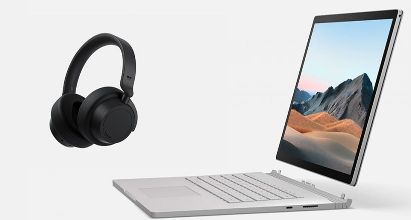 Surface Book 3 und Surface Headphones 2