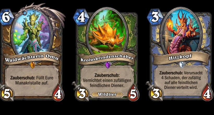 Hearthstone Zauberschub Karten