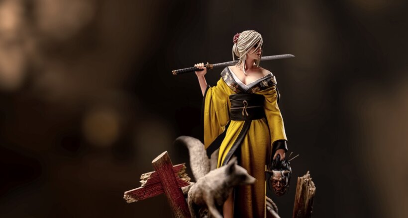 Ciri and the Kitsune Figure Unboxing Video