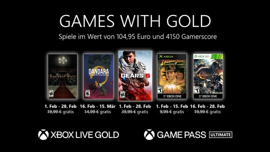 Games with Gold Februar 2021