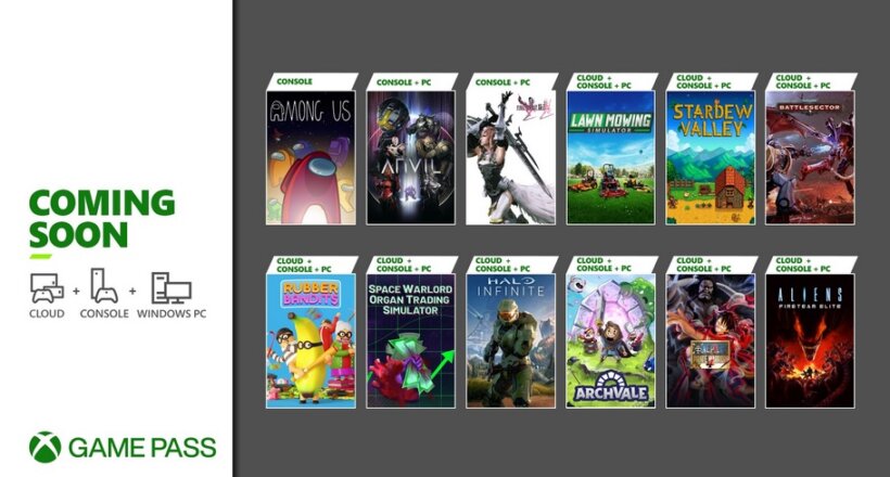 Xbox Game Pass Dezember 2021