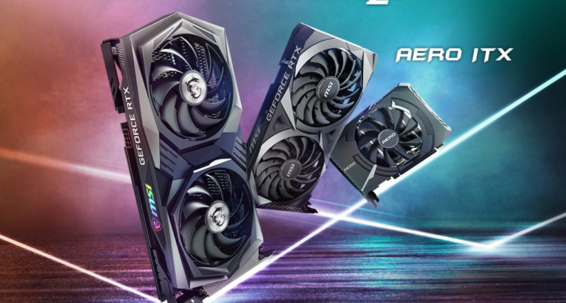 MSI Geforce RTX 3050 Custom Cards