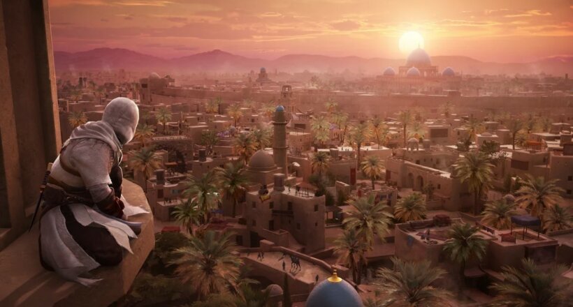 Assassin´s Creed Mirage - Basim sieht über die Stadt Bagdad