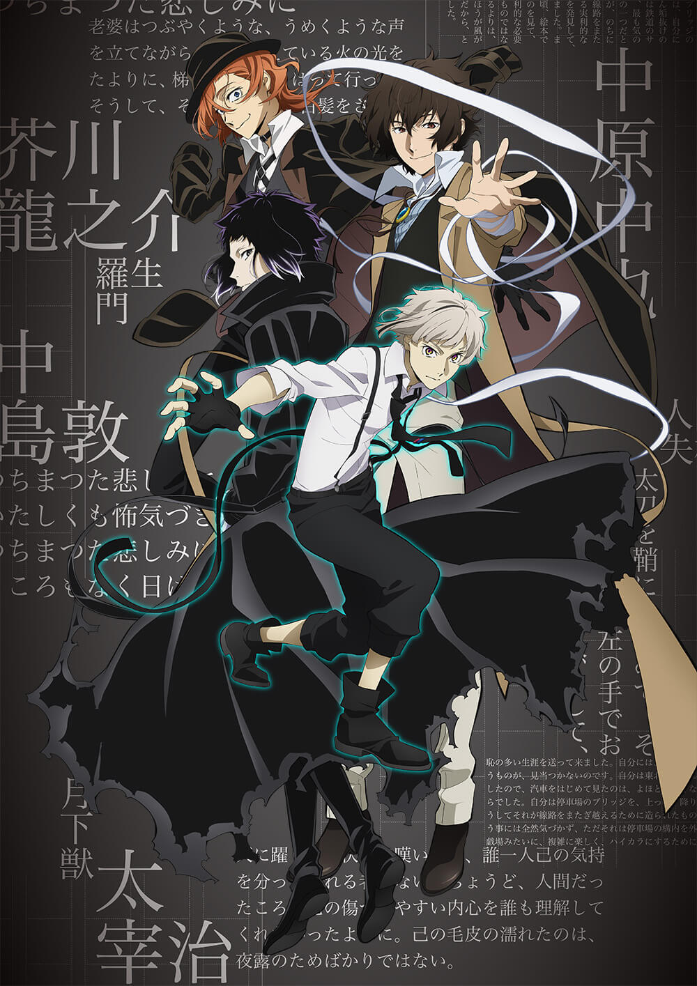Anime Winter Season 2023: Bungo Stray Dogs Season 4 startet am 4.1.2023 ...
