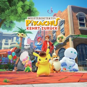 Meisterdetektiv Pikachu kehrt zurück ist jetzt im Handel und als Downloadversion im Nintendo eShop exklusiv für die Nintendo Switch erhältlich.