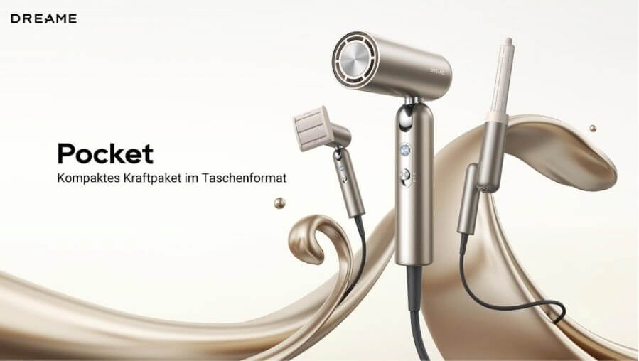 Dreame Pocket Cake launch: Ultra-compact $129.99 dual-voltage travel hair dryer arrives