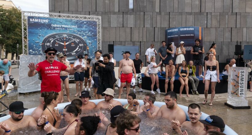 Samsung Galaxy Watch Ultra Ice Challenge