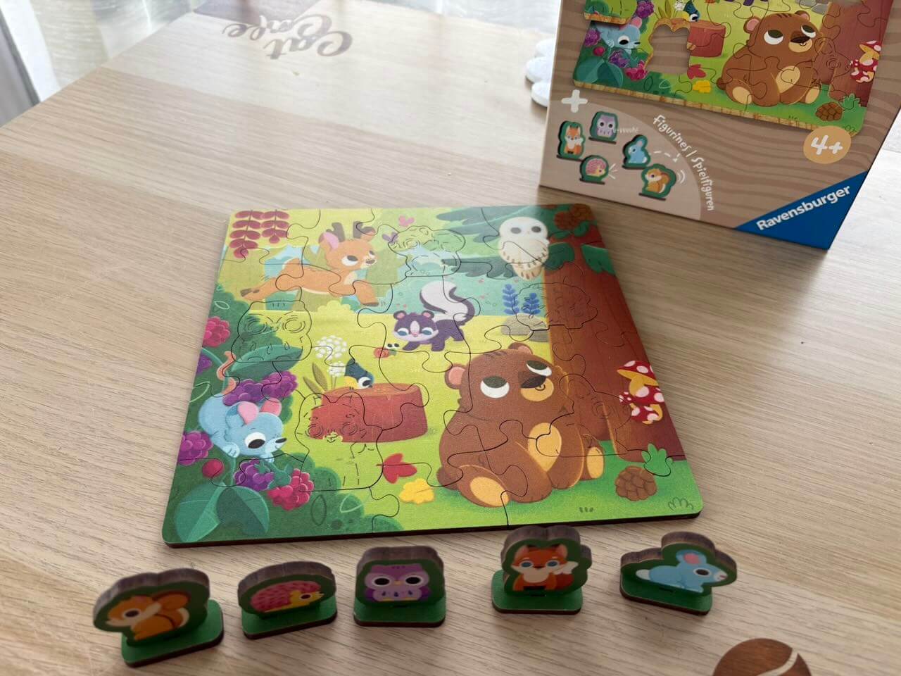 Ravensburger-Wooden-Puzzle-Fr-hliche-Waldfreunde-Test-22-Teile-voller-Herz
