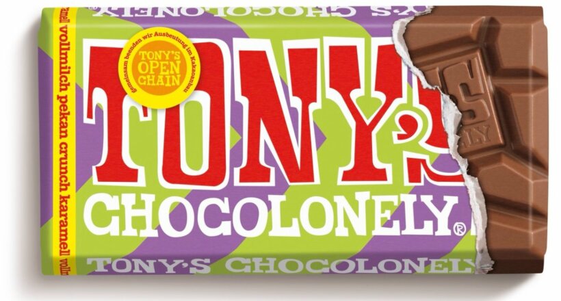 Tony's Chocolonely Vollmilch Pekan Crunch Karamell