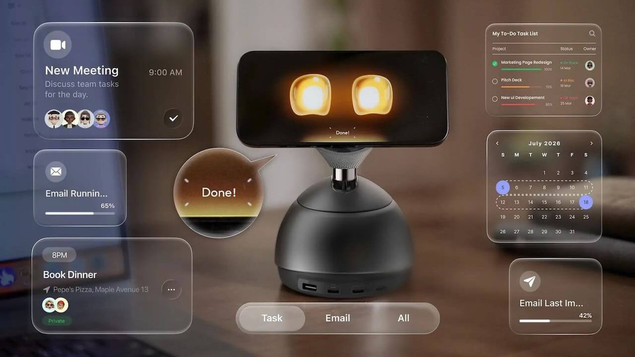 KEYi Tech zeigt den DeskMate auf der CES 2026 - Beyond Pixels