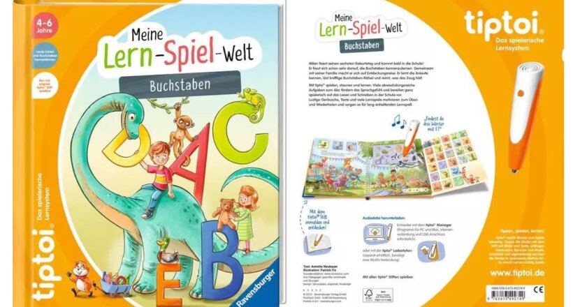 tiptoi Meine Lern-Spiel-Welt - Buchstaben Test Entdeckt die Buchstaben